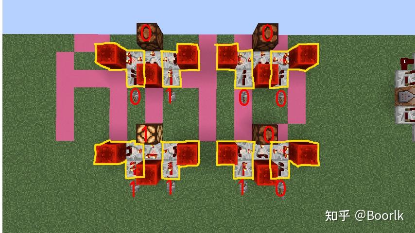 【minecraft】红石比较器与逻辑门