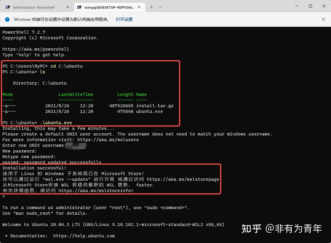 Wsl windows linux ubuntu wsl 