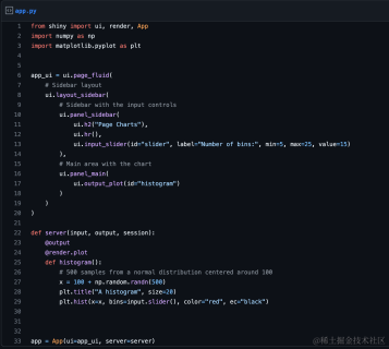 Python没有服务器如何部署运行Shiny应用程序 - 知乎