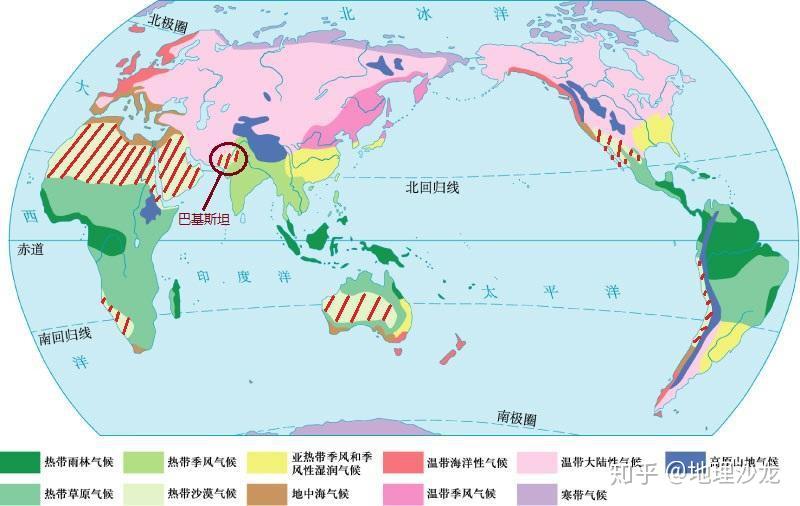 地处南亚的巴基斯坦为什么会形成热带沙漠气候