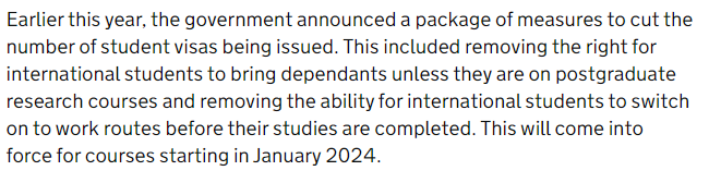 英國公佈2023淨移民數據新政更嚴格收緊工籤留學陪伴簽證