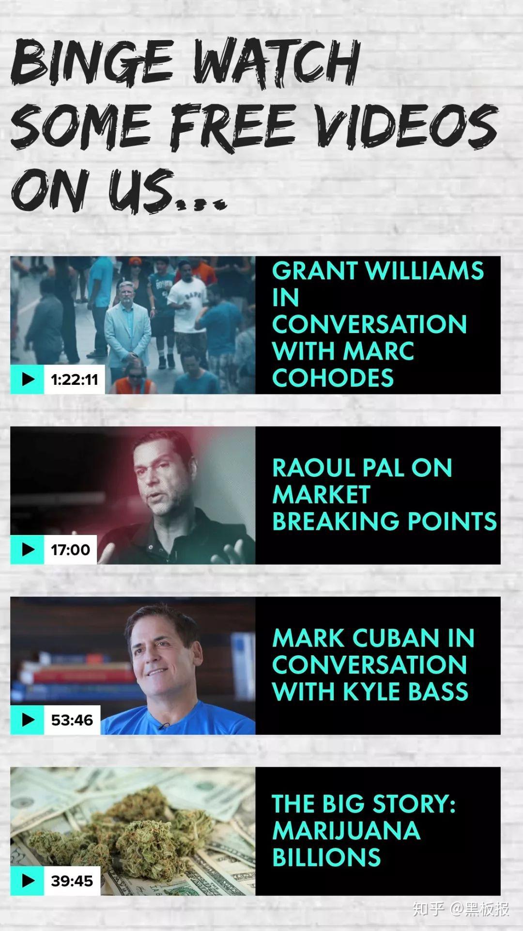 Real Vision的长视频创业，顶级投资人访谈，为金融交易提供灵感和好点子- 知乎