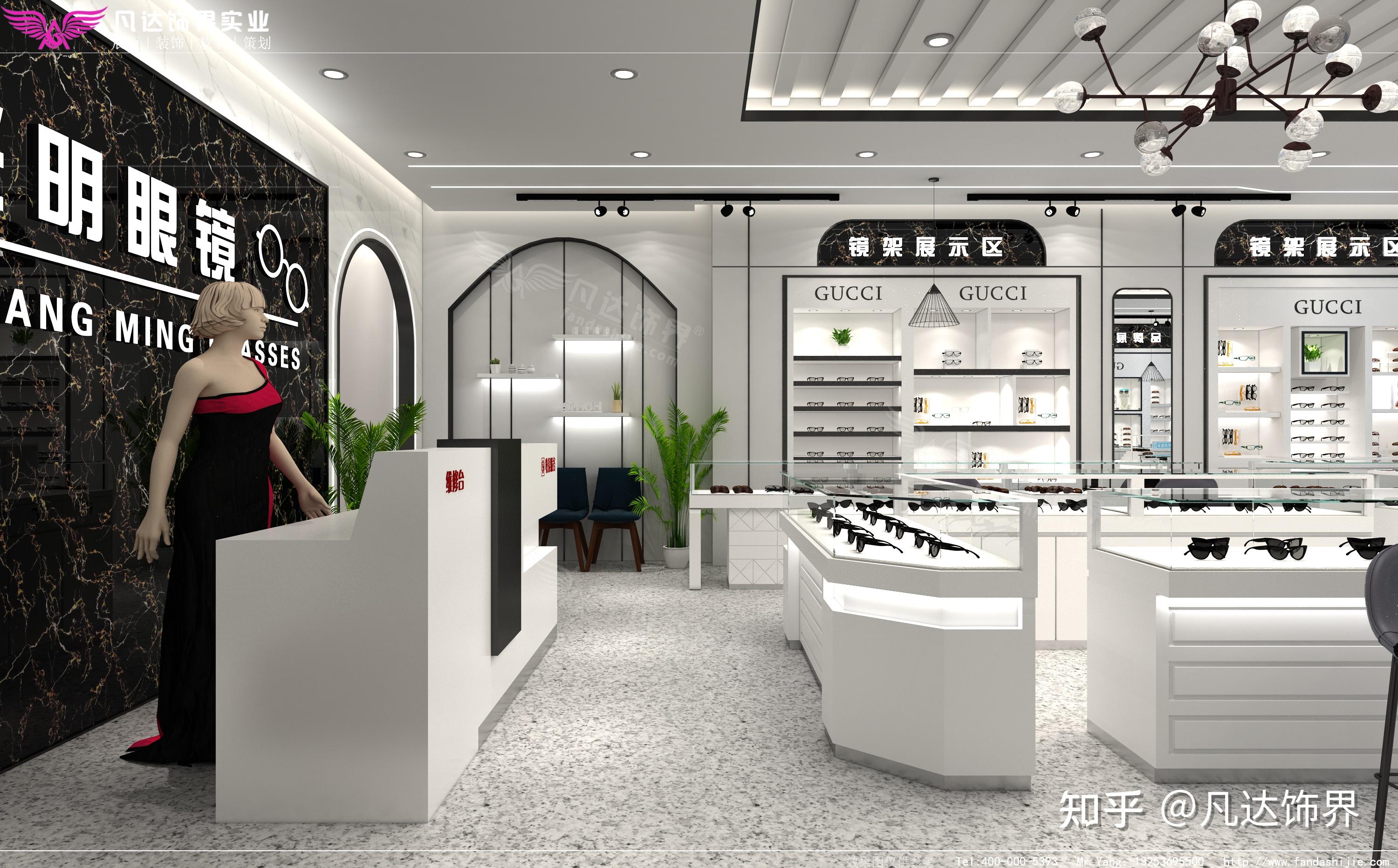 凡达饰界|不锈钢眼镜展示柜的特性