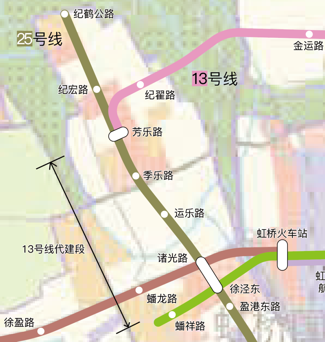 《上海市城市总体规划(2017—2035年)》(下称2035总规)的轨交线网显示