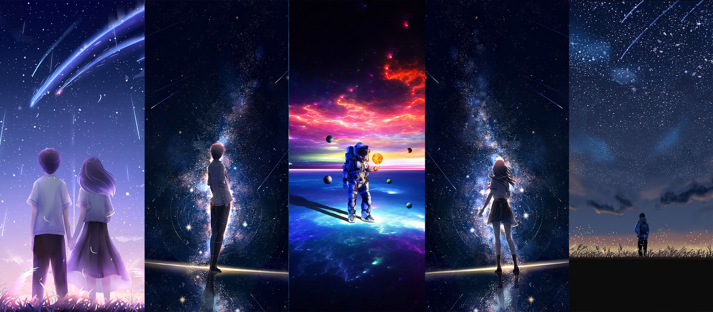 唯美星空壁纸超清 星空图片大全 星空图片 知乎