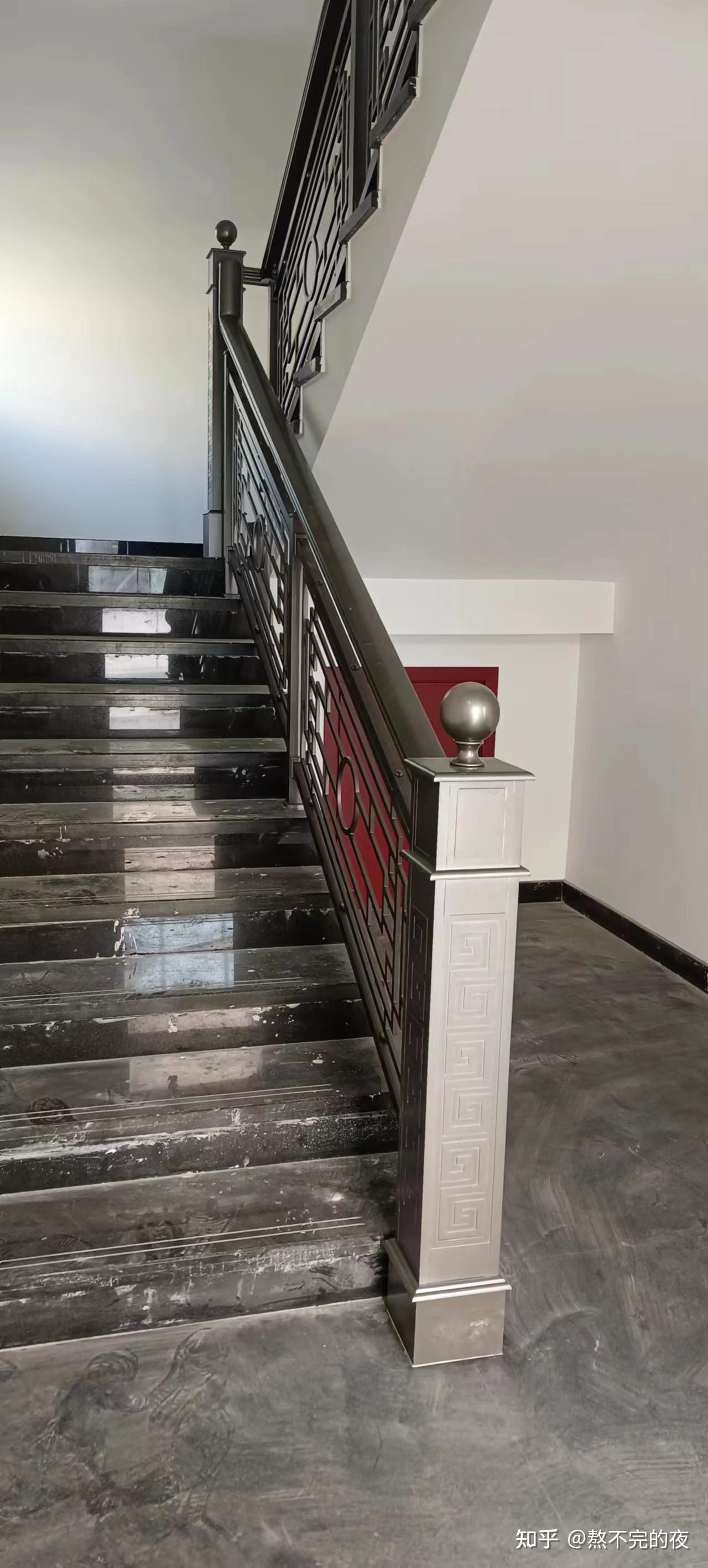 苏州中式复古黄铜楼梯扶手