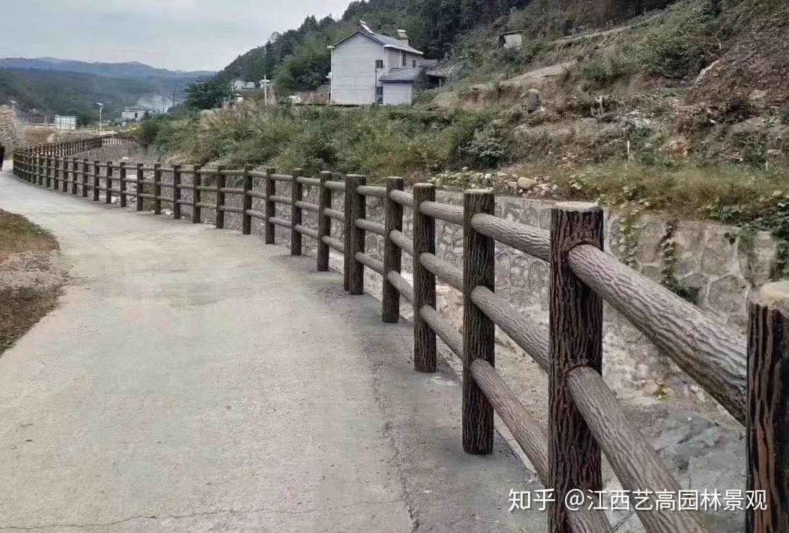 抚州仿木栏杆安装效果图 赣州水泥仿木栏杆多少钱一米价格? - 知乎