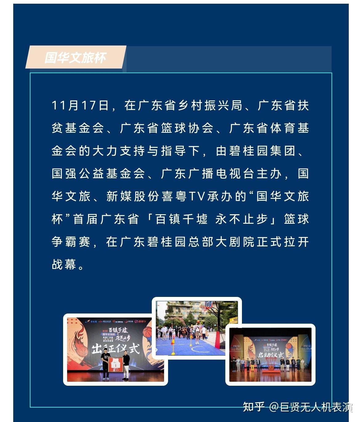 巨贤无人机强势助力国华文旅杯首届广东省百镇千墟永不止步篮球争霸赛