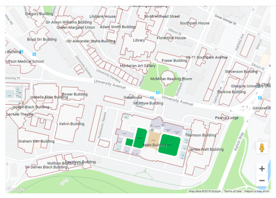格拉斯哥大学地图图片