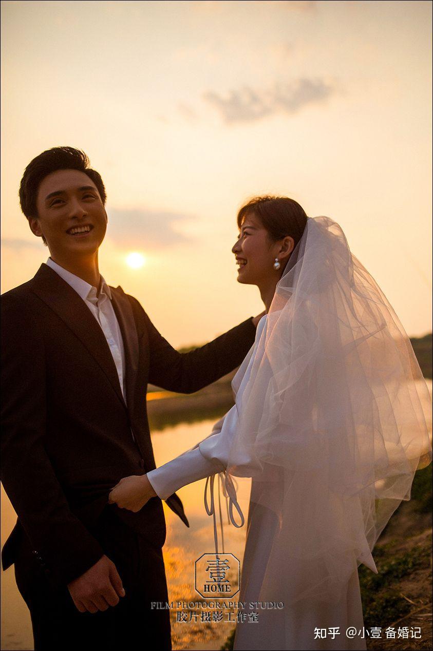 完全无法抗拒的夕阳婚纱照满满电影感