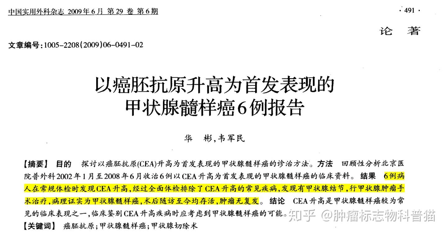 肿瘤标志物科普-癌胚抗原（CEA）升高原因分析- 知乎