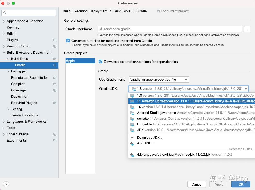 Android Gradle plugin requires Java 11 to run. You are currently using