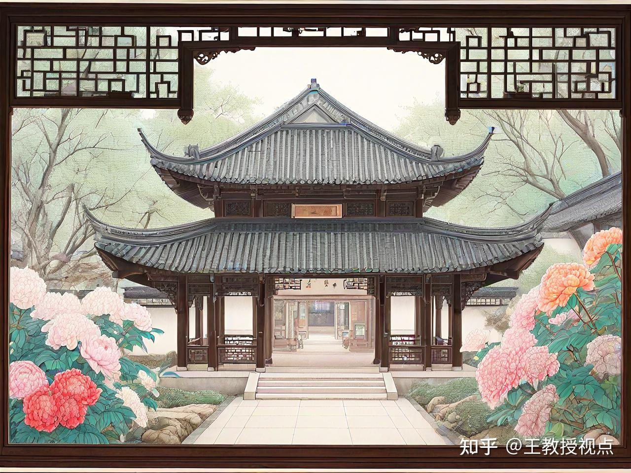 俯瞰古代:古建园林中的百花争艳与人文情怀 - 知乎