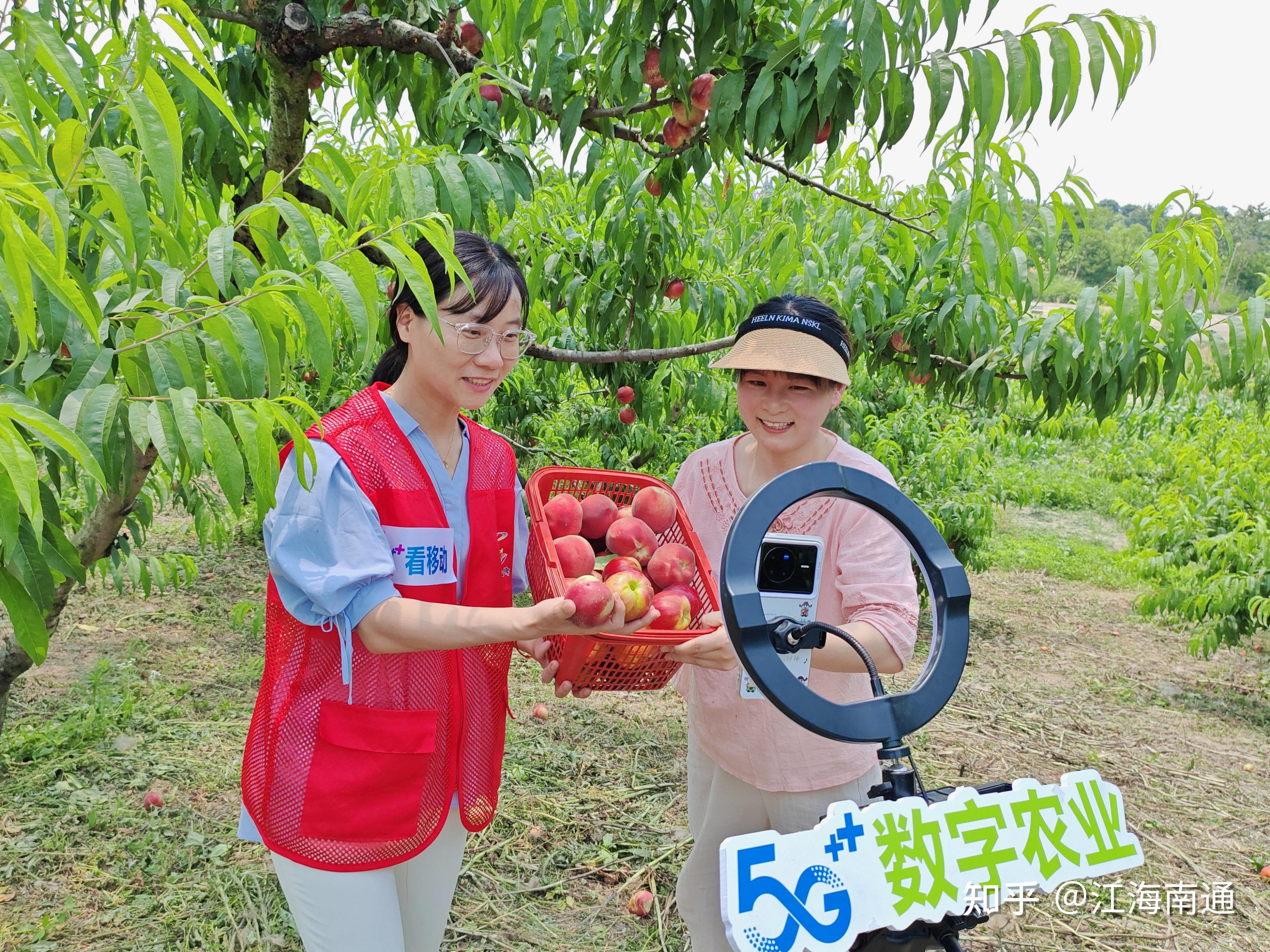 南通如皋移动公益助农直播为农产品插上5g翅膀