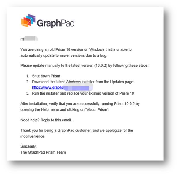 GraphPad Prism 10 Bug修复提示 知乎