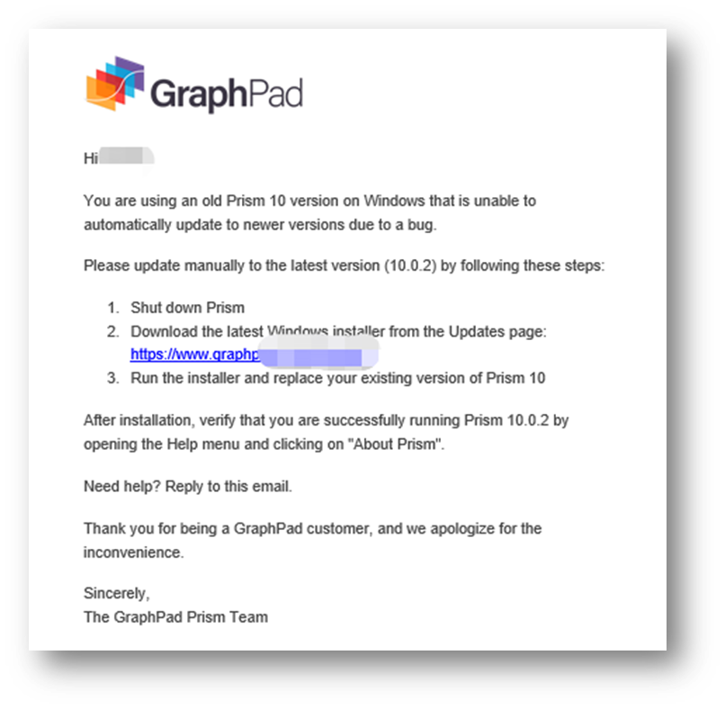 GraphPad Prism 10 Bug修复提示 知乎