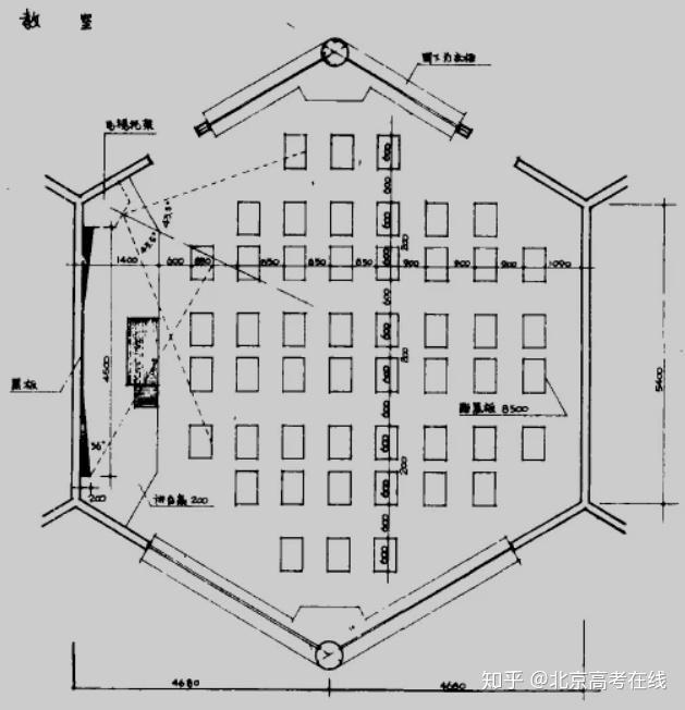 北京四中六边形教室图片