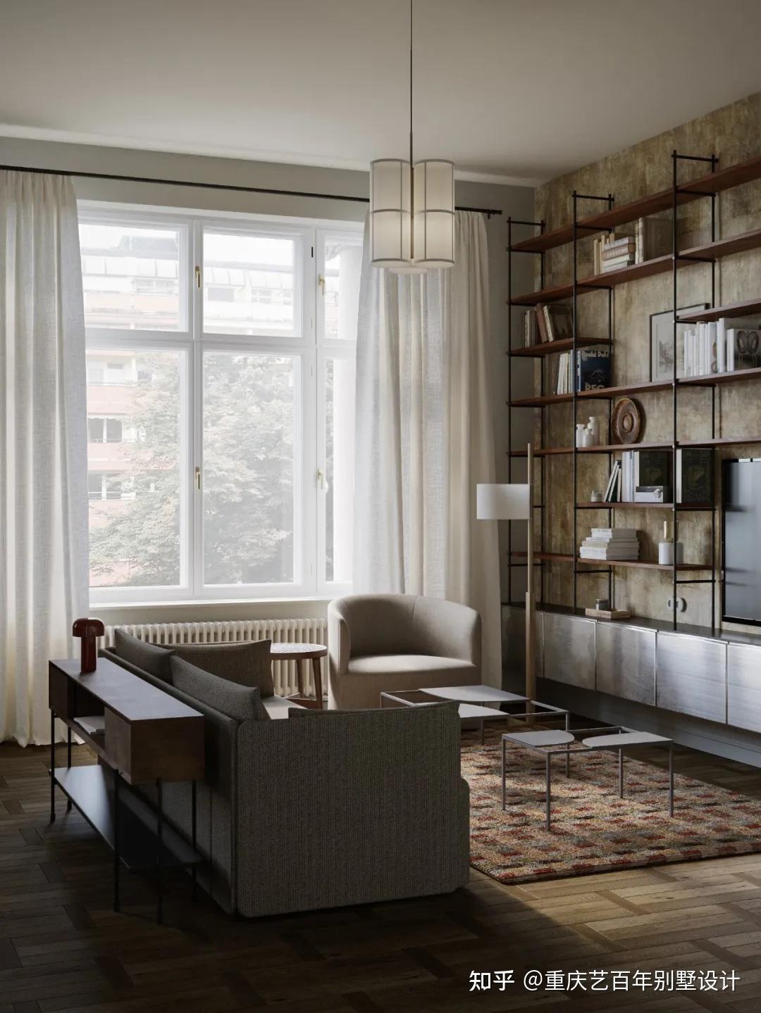 180平复古轻奢风格装修最富艺术感的美宅