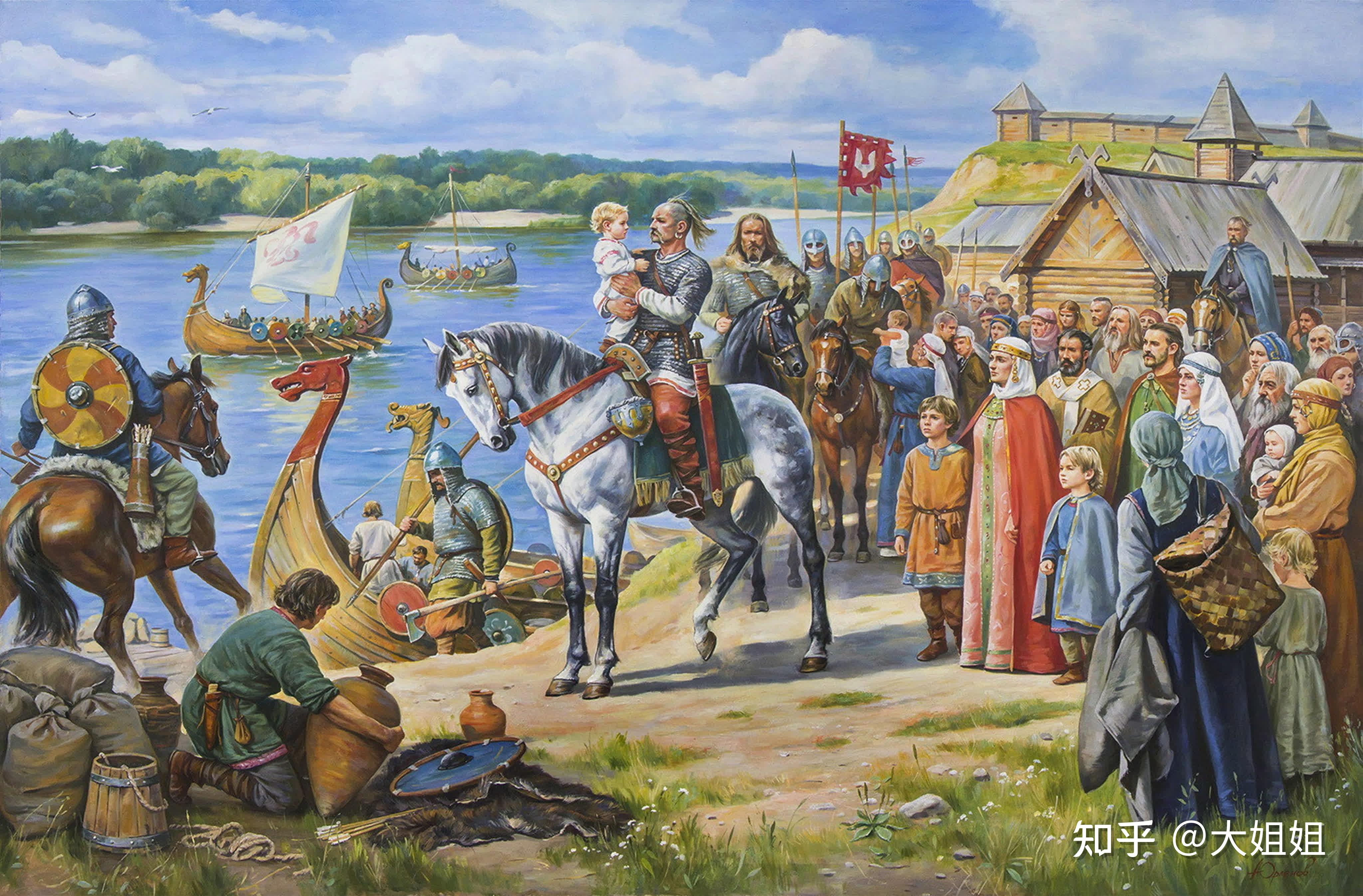 称霸东欧400年的基辅罗斯，是乌克兰的历史还是俄罗斯的历史_政权_诺斯_统治