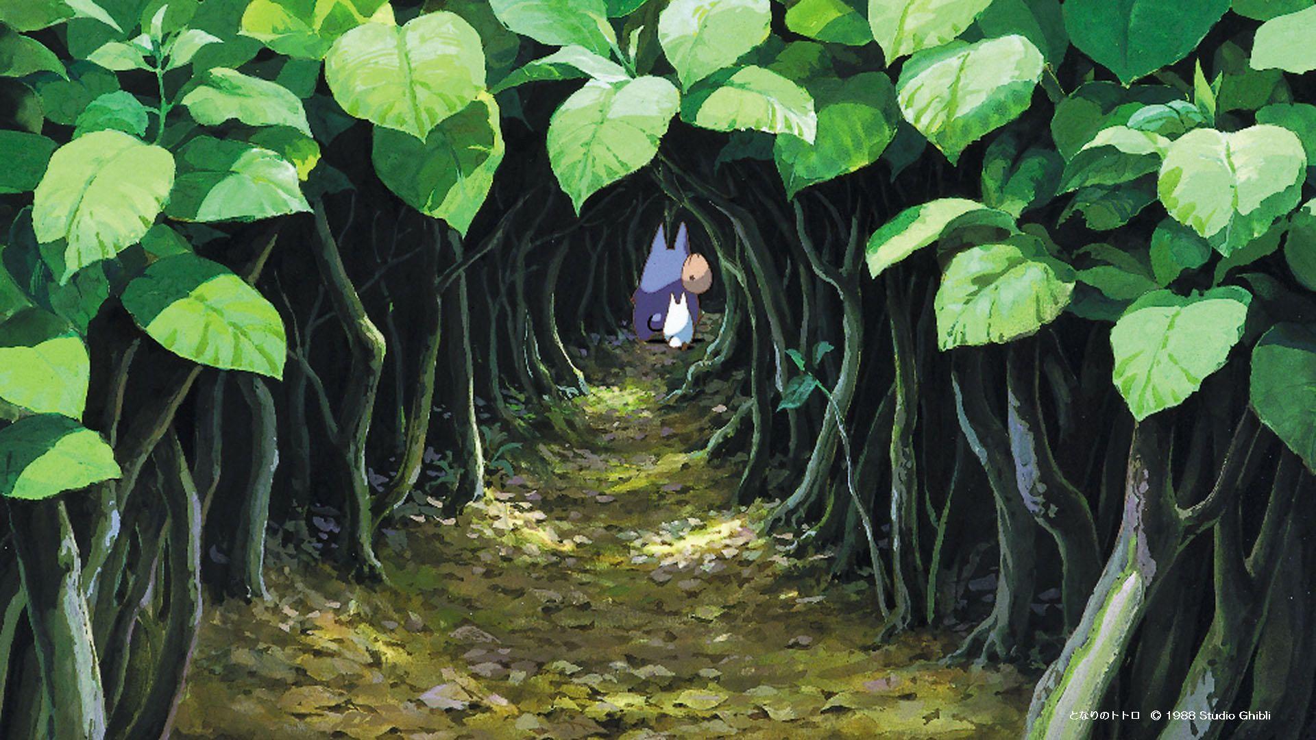 宫崎骏动漫电影《龙猫》电脑壁纸 