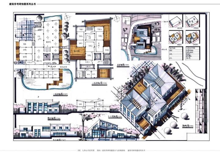 【建筑快题】建筑学考研快题方案之总平,建筑总平的设计表达图解解析,还不赶紧把我摸透!干货分享,收藏起来慢慢看! - 知乎