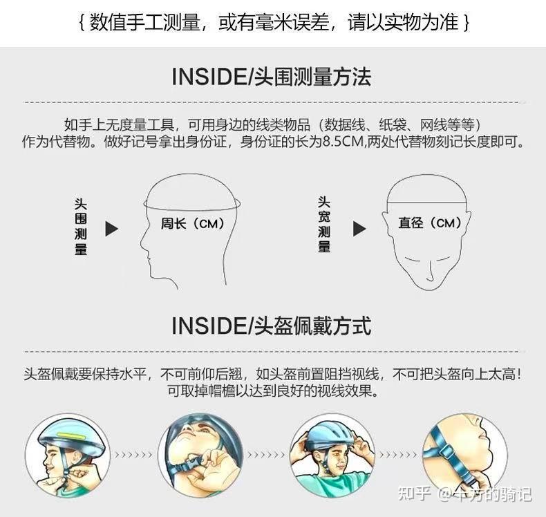 然后就是头部尺寸,一般现在头盔后面都会有调控的,根据自己头围选择码