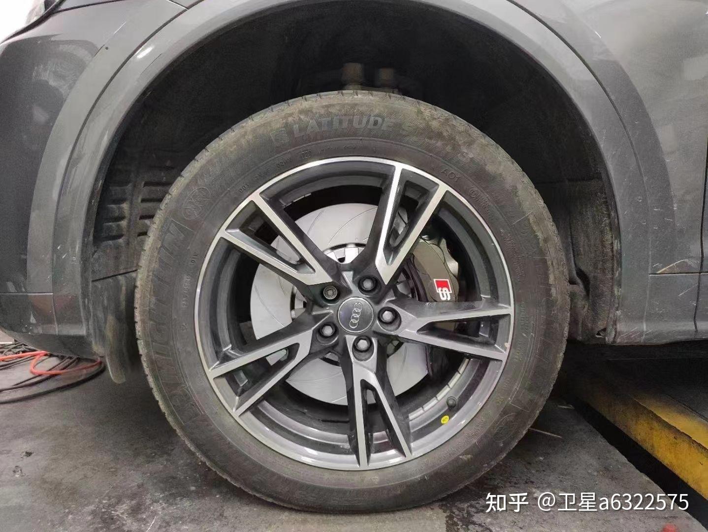 (奥迪q5l刹车改装)阿基波罗8n大六卡钳,完美原装位无损安装 - 知乎