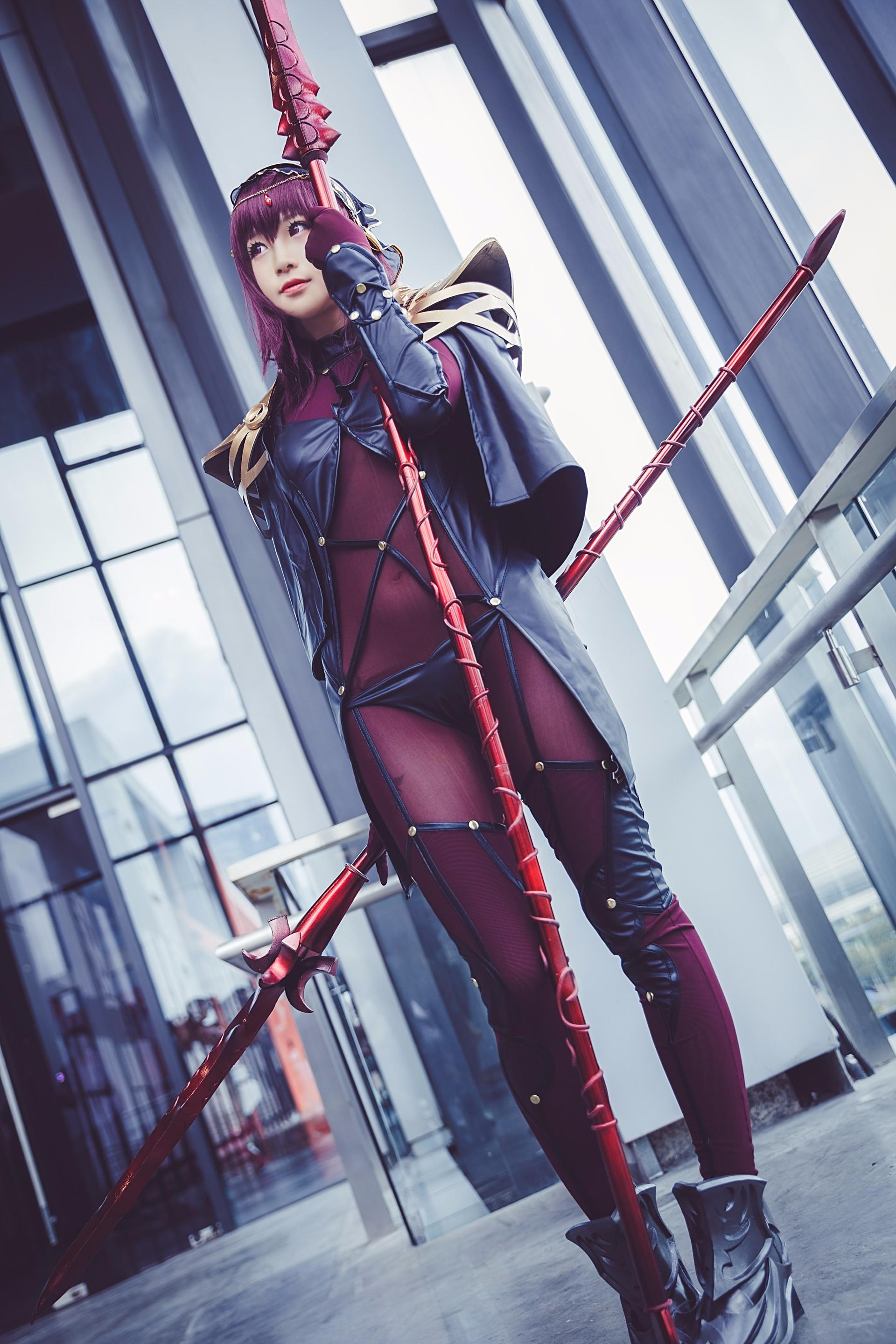 从未看过如此靓丽的女武神cos返图fgo斯卡哈