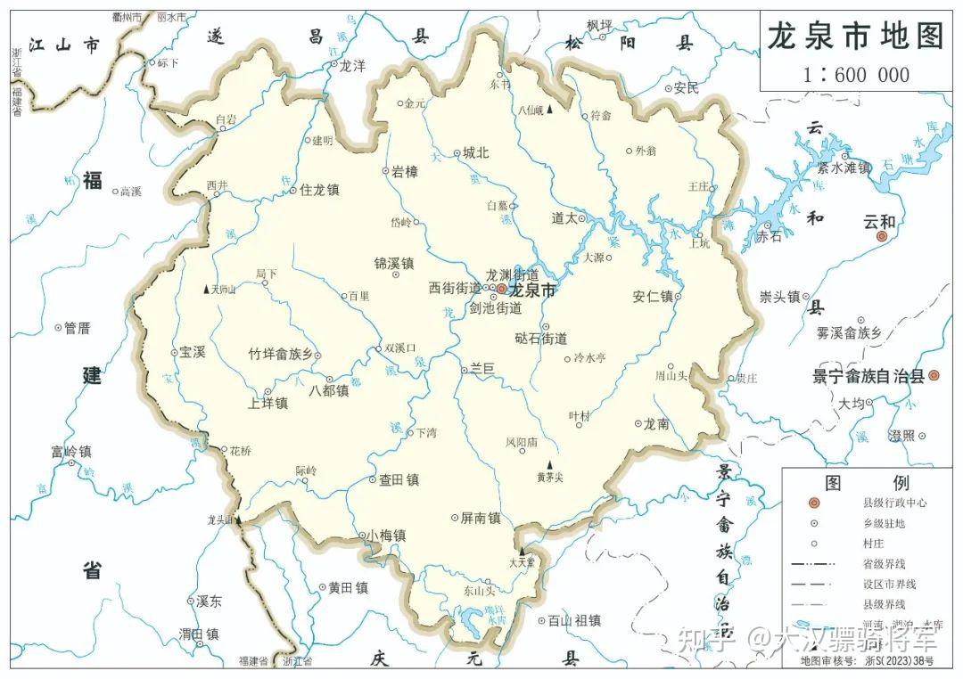 图文解读丽水市地理和历史(2023年高清行政地图) - 知乎