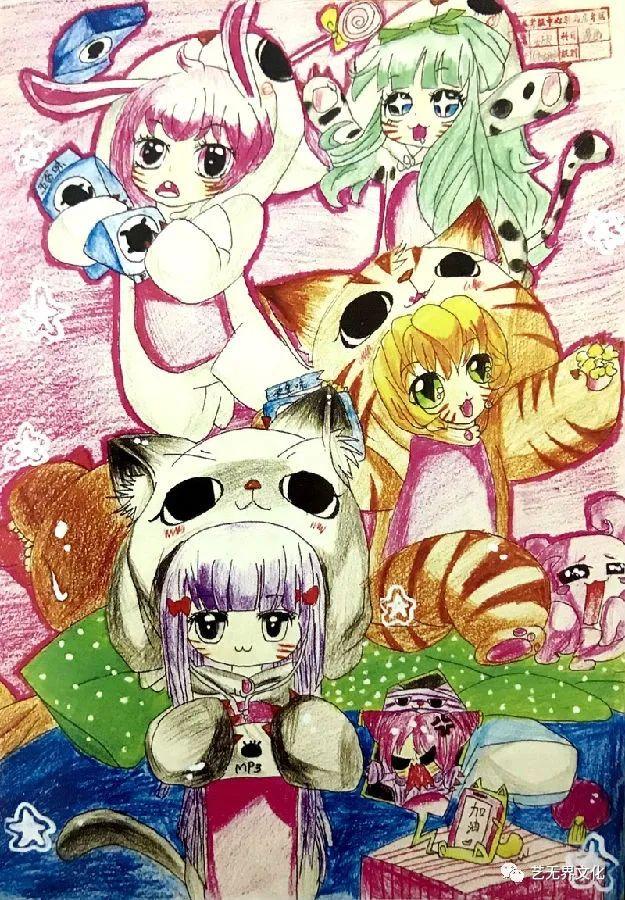 中国美术学院美术考级漫画考级1~9级题目要求