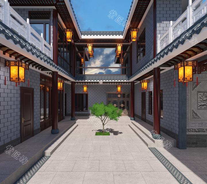 石家庄中式装修丨鹿泉这栋480㎡的自建别墅,这才是有格调的设计 - 知乎