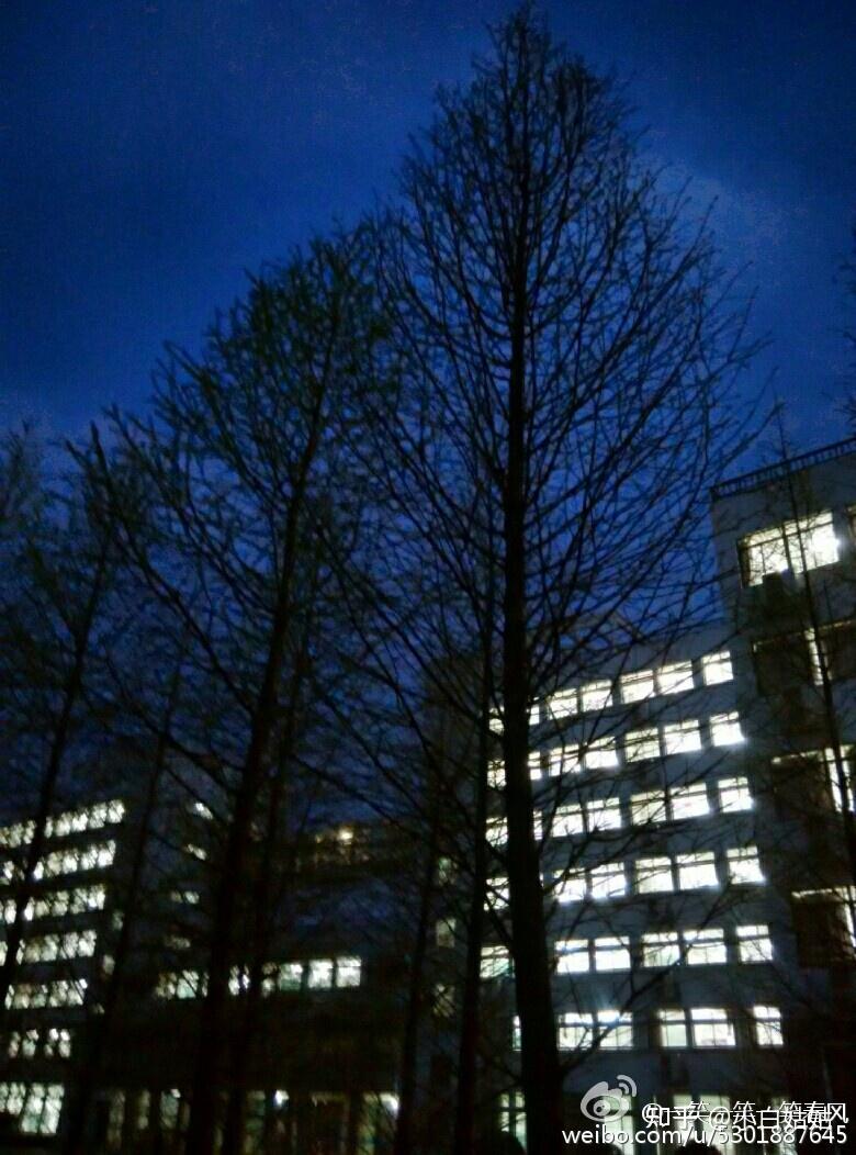 安徽财经大学夜景图片