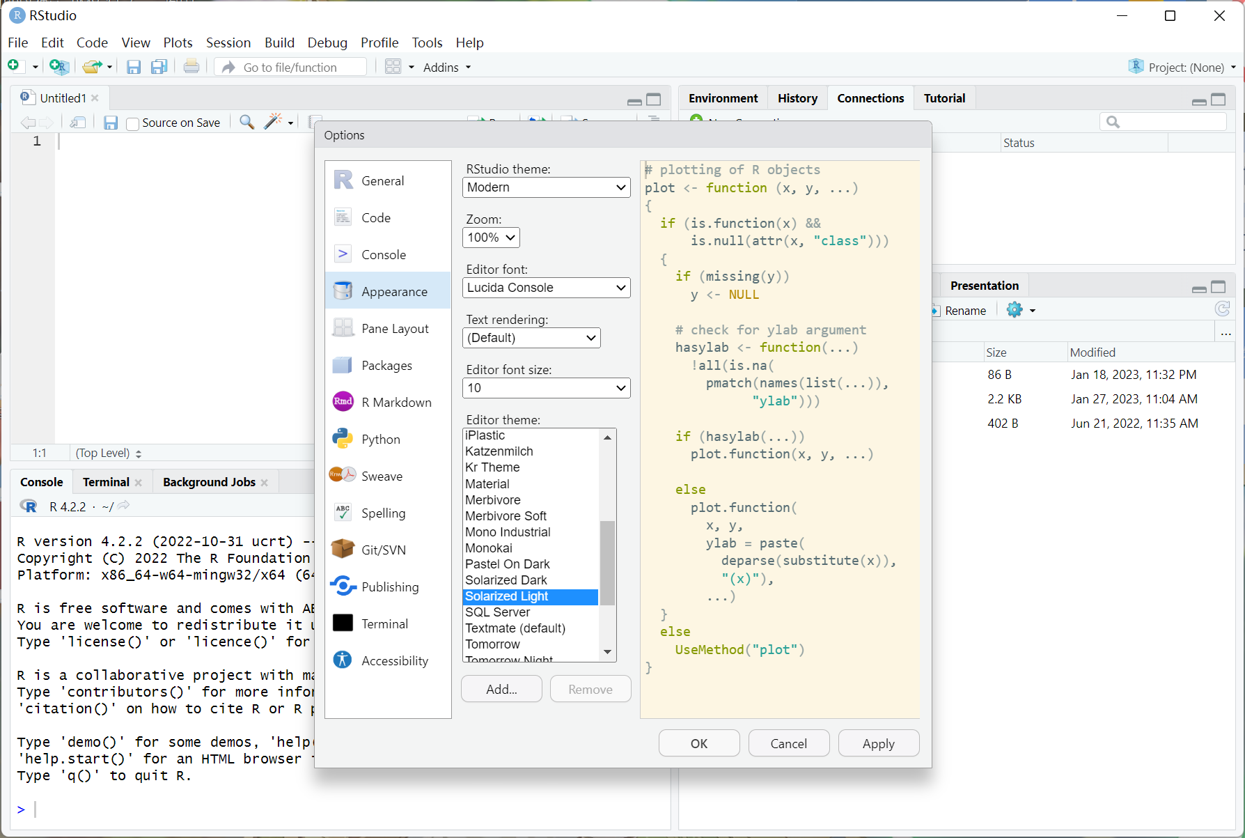 初学生信 R 的一些基本设置 知乎