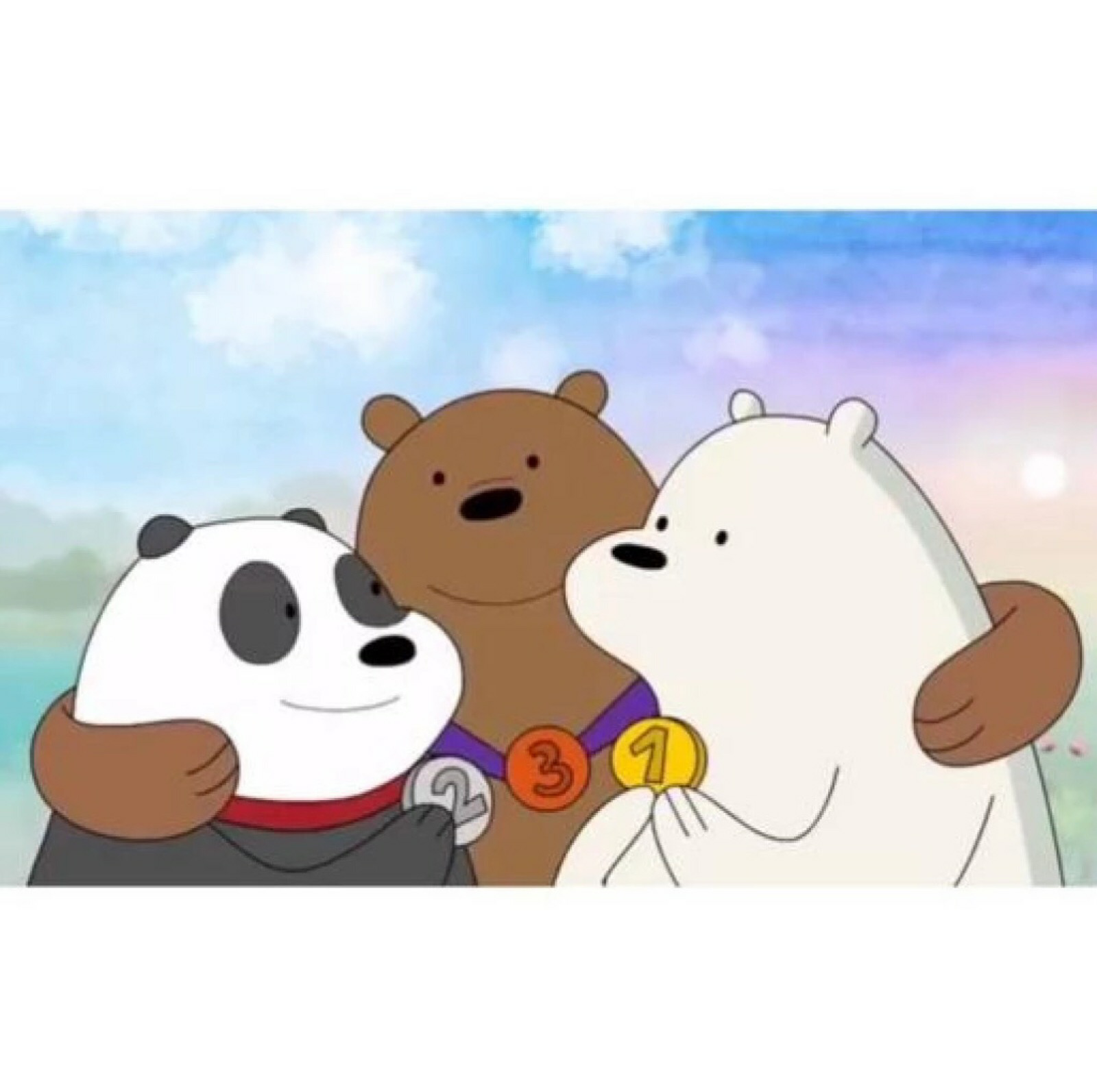 有这样三头熊的闺蜜头像吗