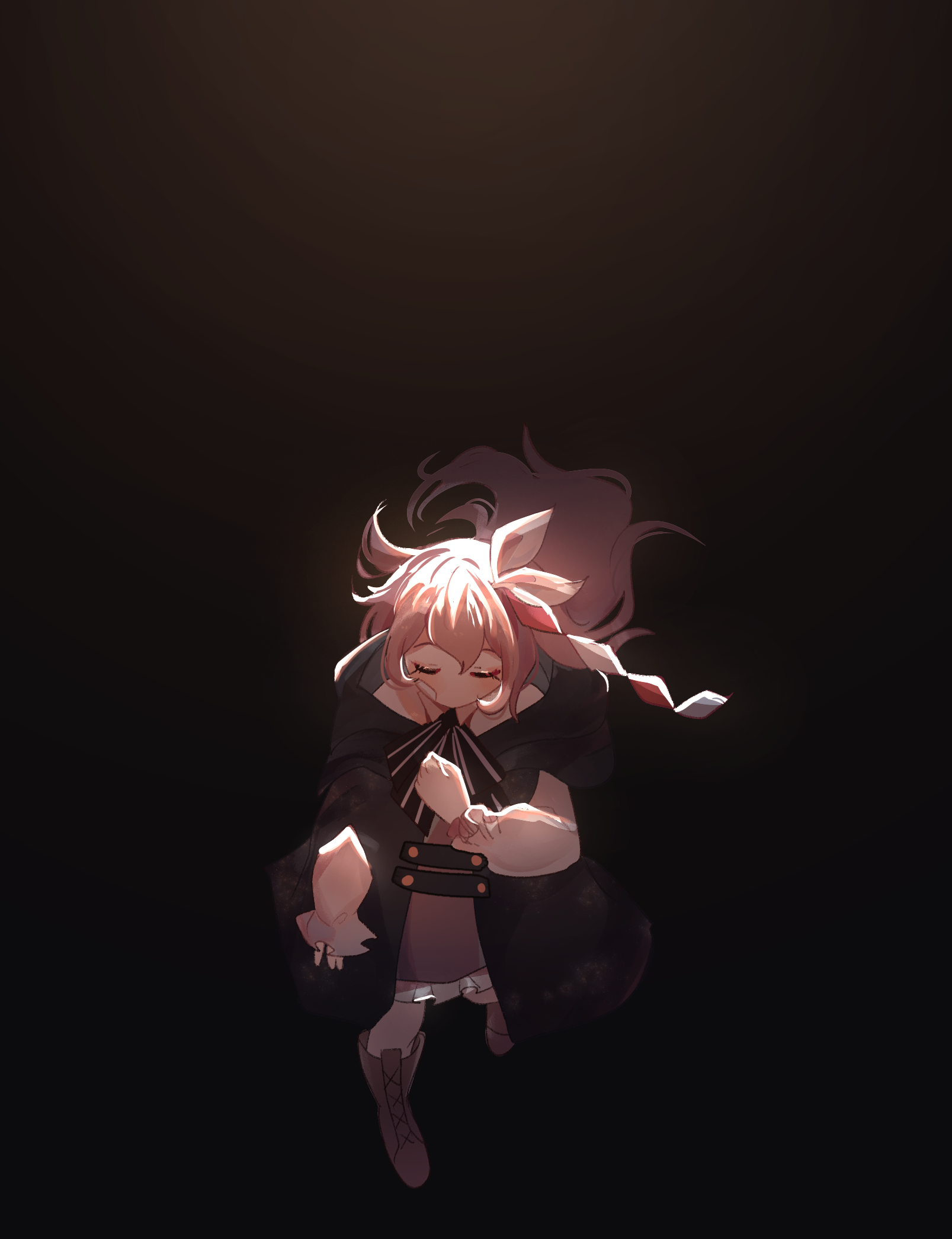 如何给动漫人物打光?教你人物顶光画法教程!