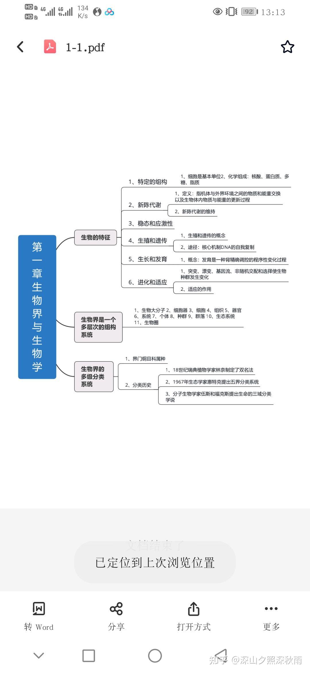 學科生物陳閱增普通生物學思維導圖生物學考研