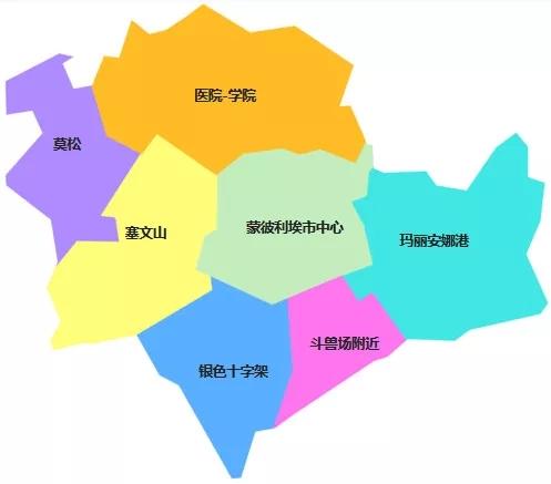 法国蒙彼利埃地图图片