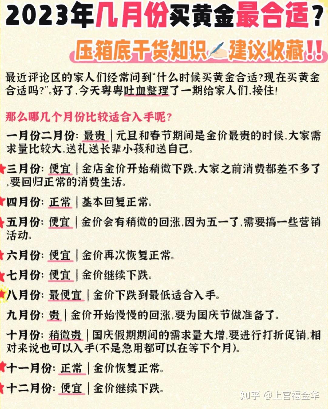 建德钻戒定制_婚戒定制_钻石定制_黄金定制之上官福建议每年哪几个月份适合买黄金首饰？ - 知乎