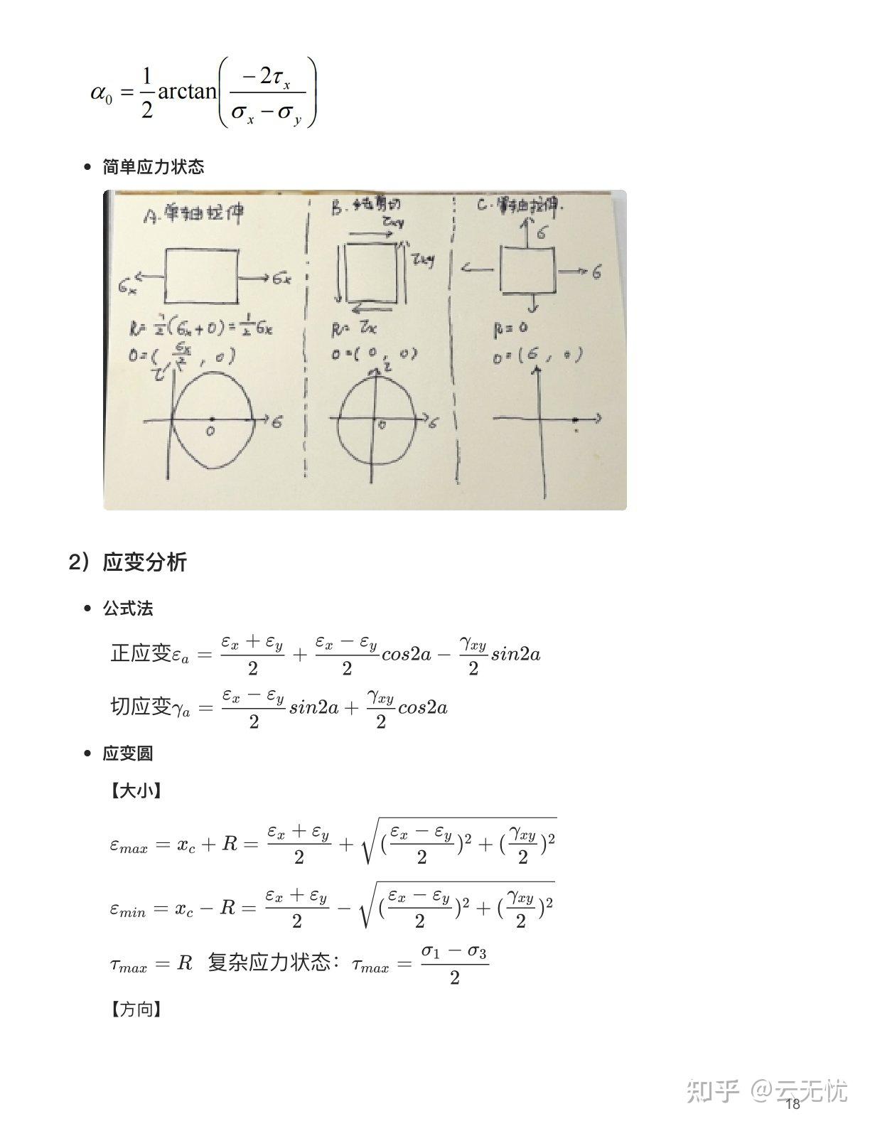 材料力学基础知识点及公式 - 知乎