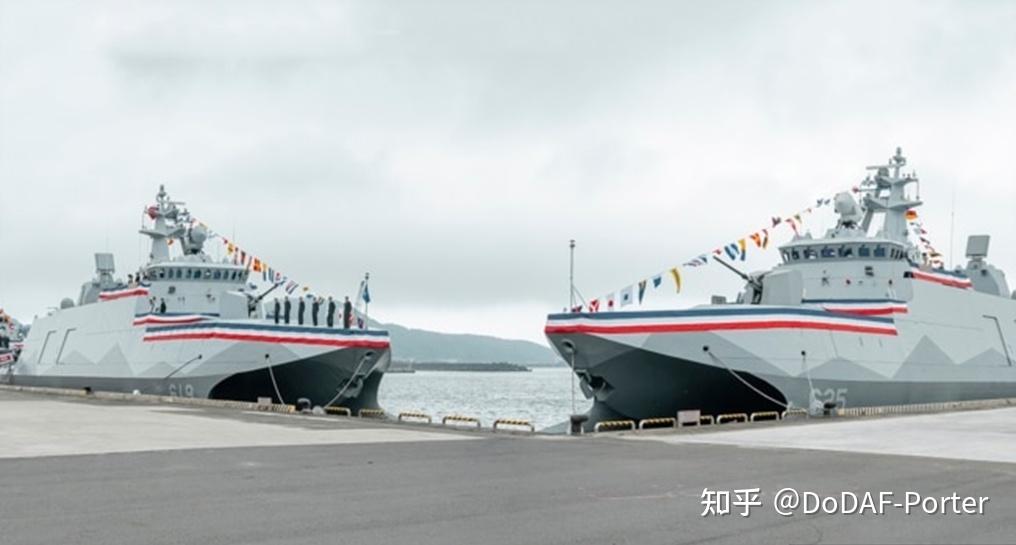 膨胀了台沱江级导弹巡逻舰量产首批6艘全数交舰