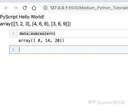 PyScript：让 Python 脚本在 Web 中跑起来 - 知乎