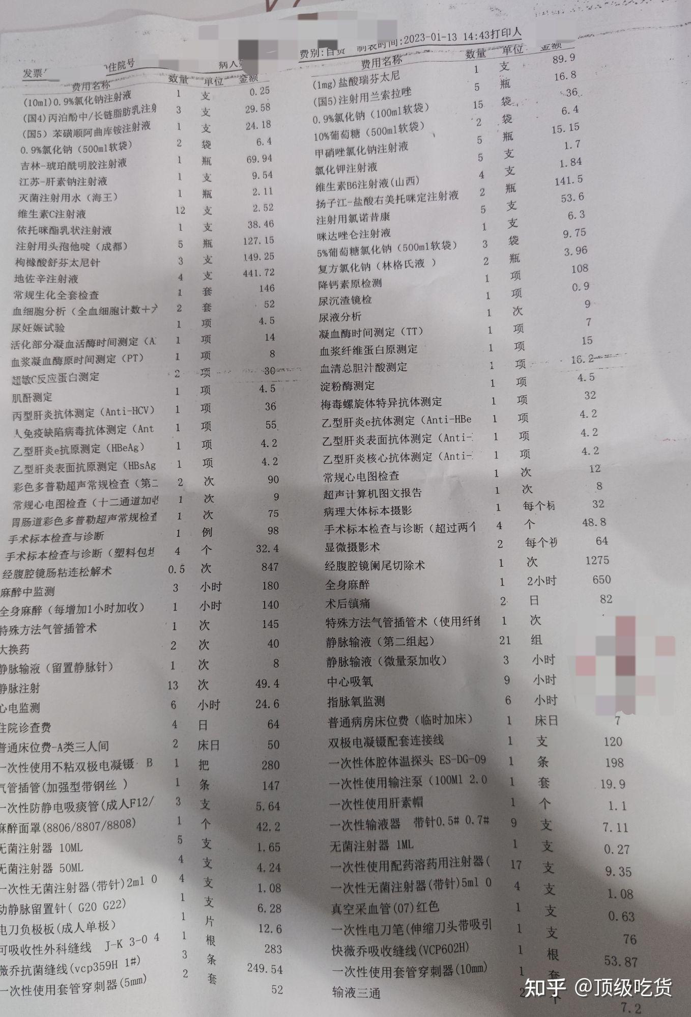 微创手术费用图片