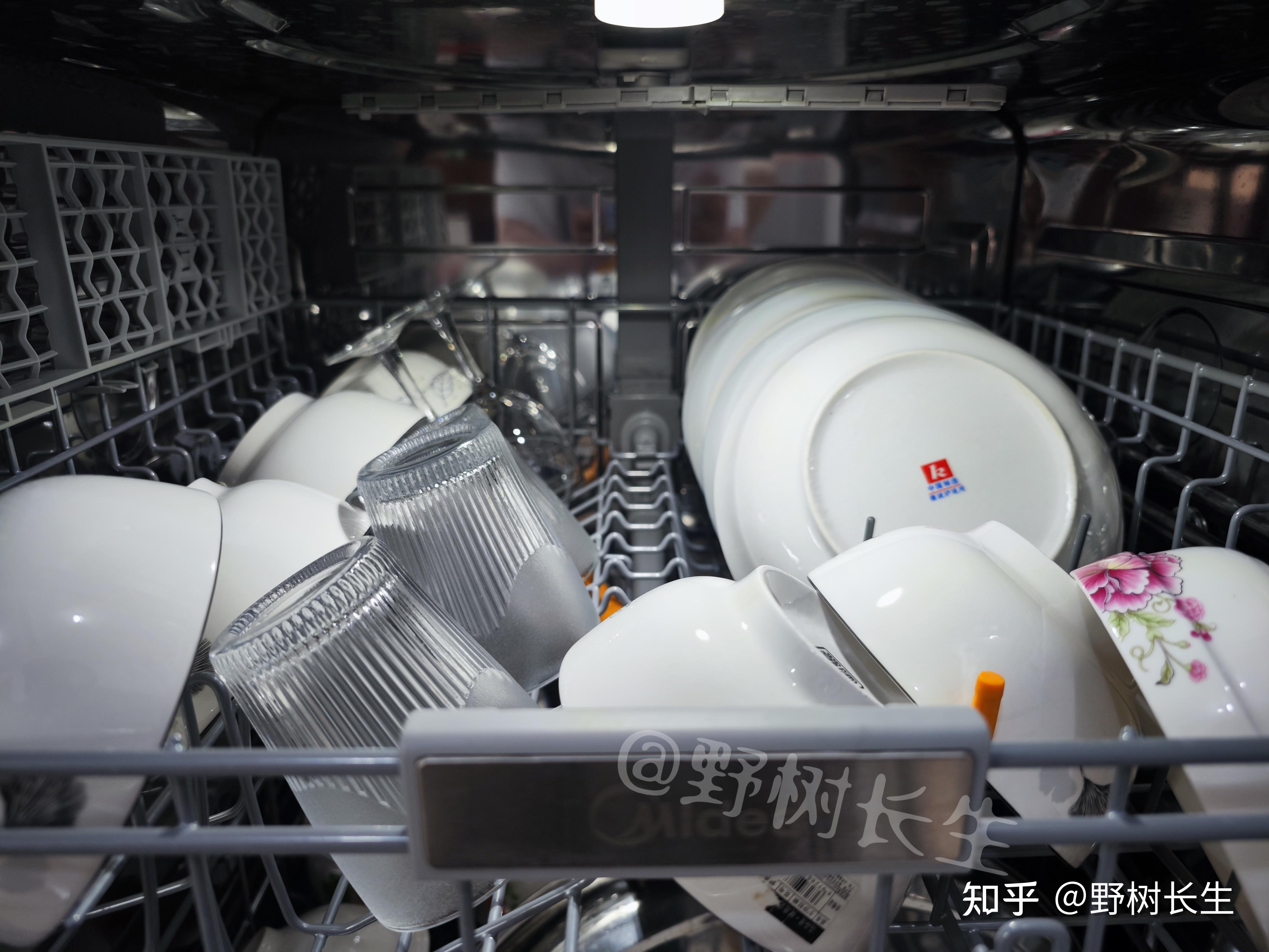 美的万向洗碗机测评|为什么洗碗机有时会洗不干净餐具? - 知乎