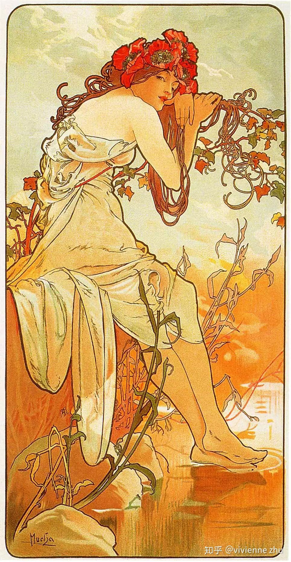 被偷走海报的画家-慕夏Alphonse Mucha - 知乎