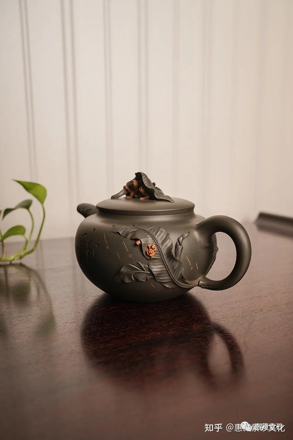 惠藏紫砂听雨名家李涵鸣紫砂壶的自然之趣