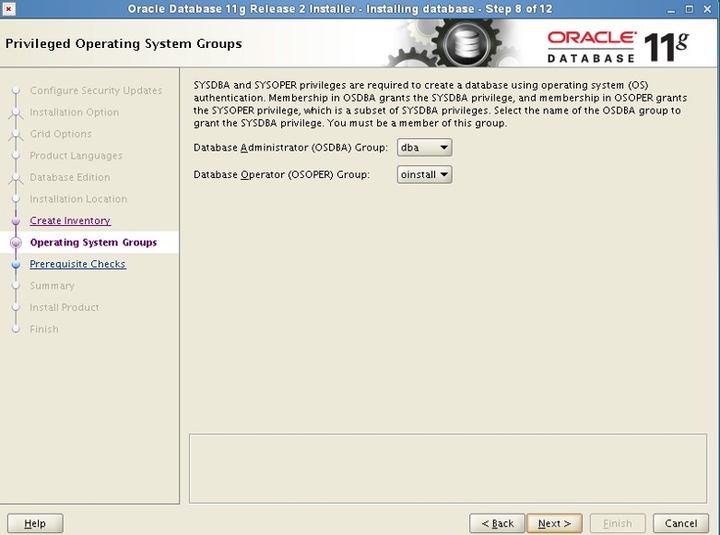 Linux oracle 11g 