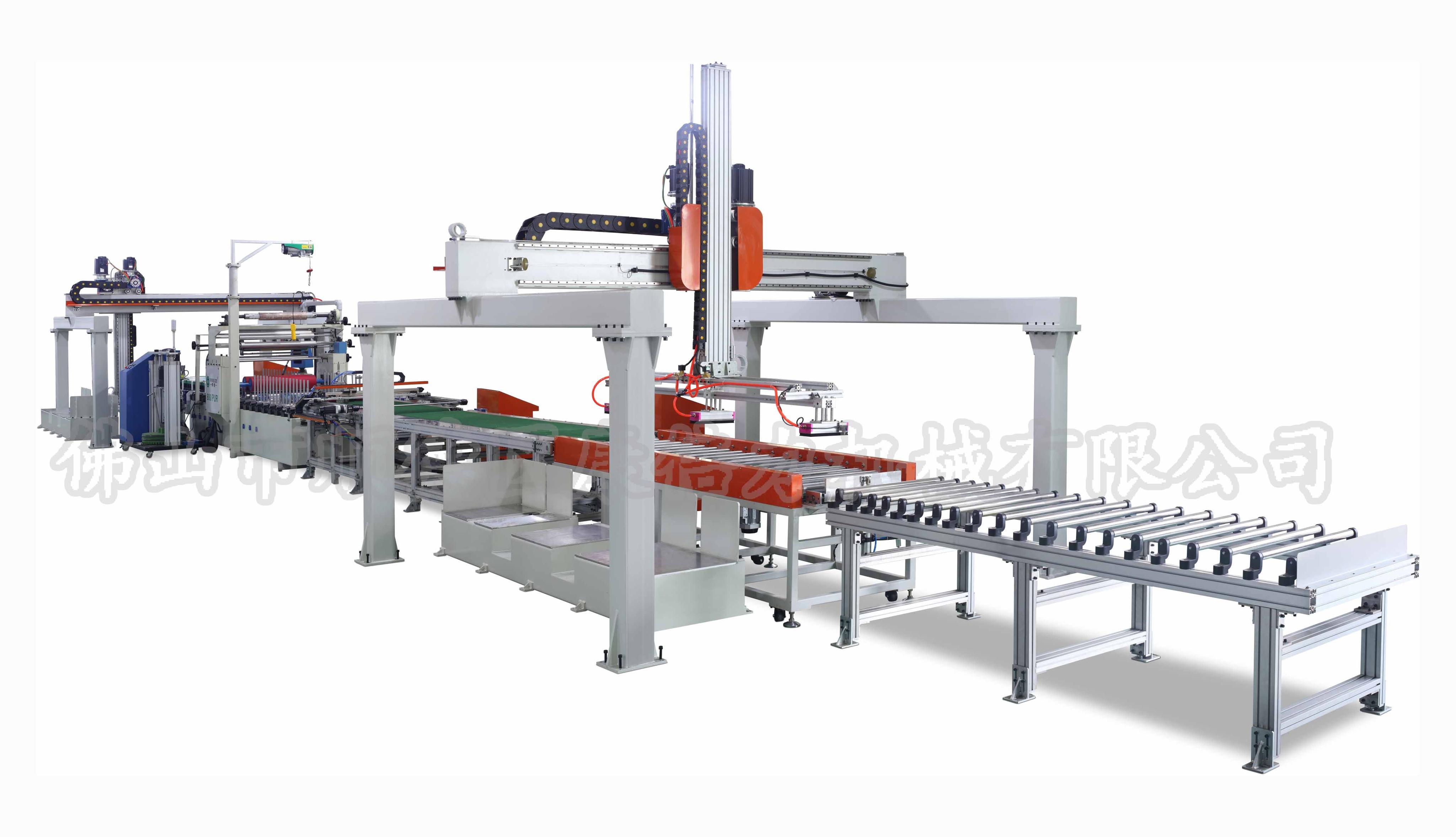 集成墙板明德全自动包覆平贴生产线