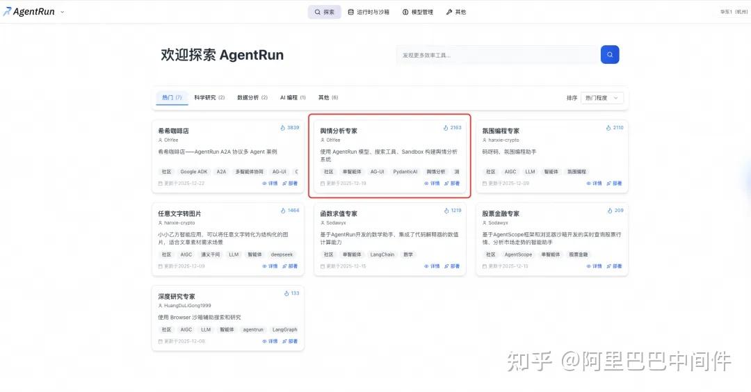 AgentRun：当 Serverless 与 AI Agent 结合，如何颠覆传统的舆情分析模式？ - 知乎