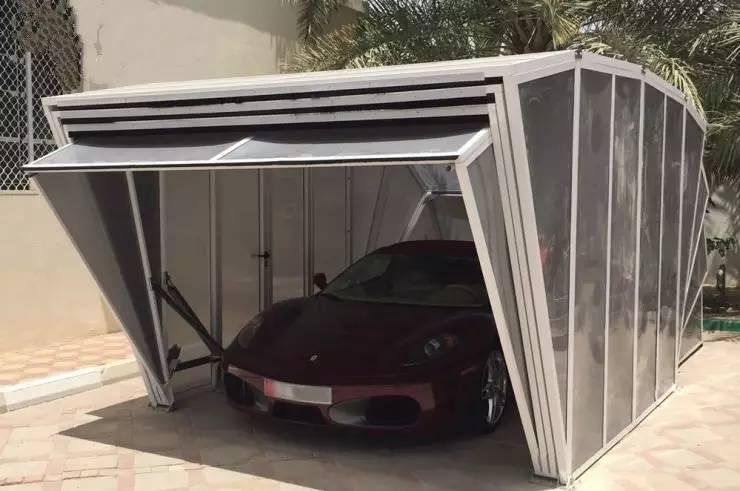 抢车位的时代已经过去了现在我们自带车库