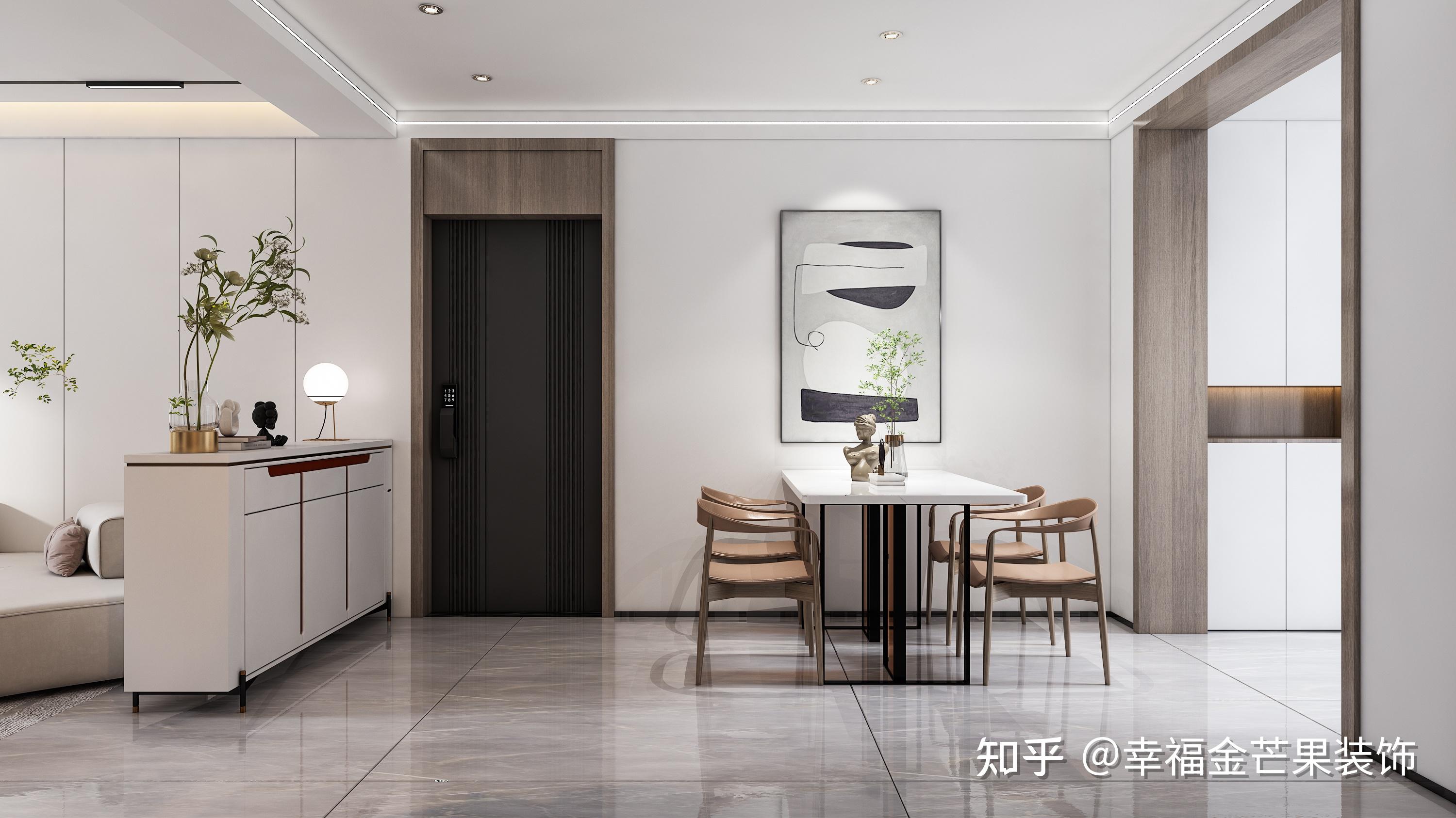 滇池康城130m05简约风格,2021流行的无主灯设计,太美了